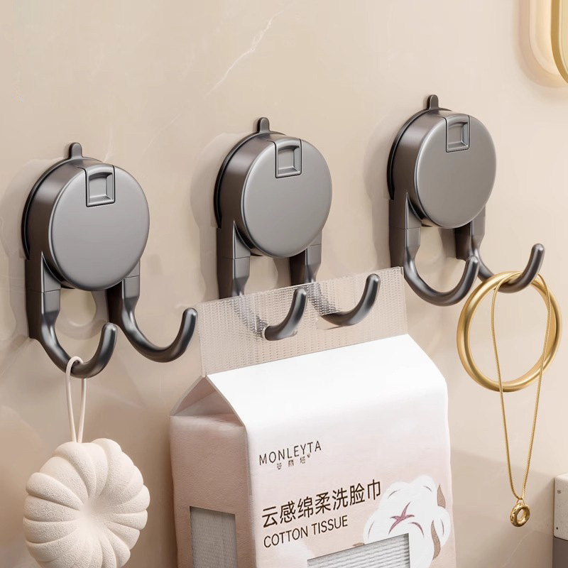 Commercial Kitchen Shelving - 1/4 個吸盤フック強力な真空防水吸盤ハンガーフックキッチンバスルームローブコートタオル壁フックオーガナイザー棚
