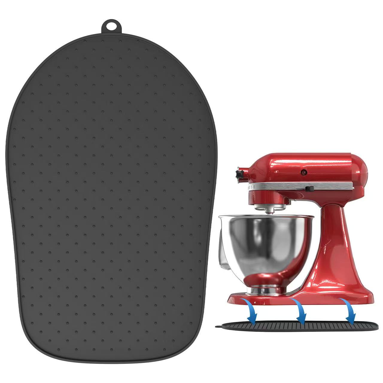 Commercial Kitchen Aid Mixer - シリコン製スライディングマット キッチンエイドスタンドミキサー全機種対応 カウンタートッププロテクター 簡単に滑るキッチンアクセサリー