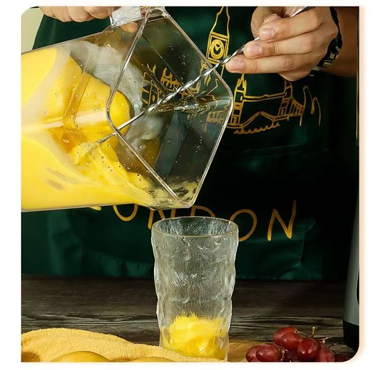Commercial Blender Heavy Duty - 人気商品、ベストセラー。1.8L、1800Wの強力な業務用ミキサー。スムージー、ジュース、フードプロセッサー、静音ブレンダーとして最適。