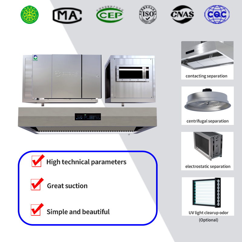 スマート業務用厨房レンジフード 新デザイン ESP 工業用厨 - Commercial Kitchen Hood Design のレビューと価格
