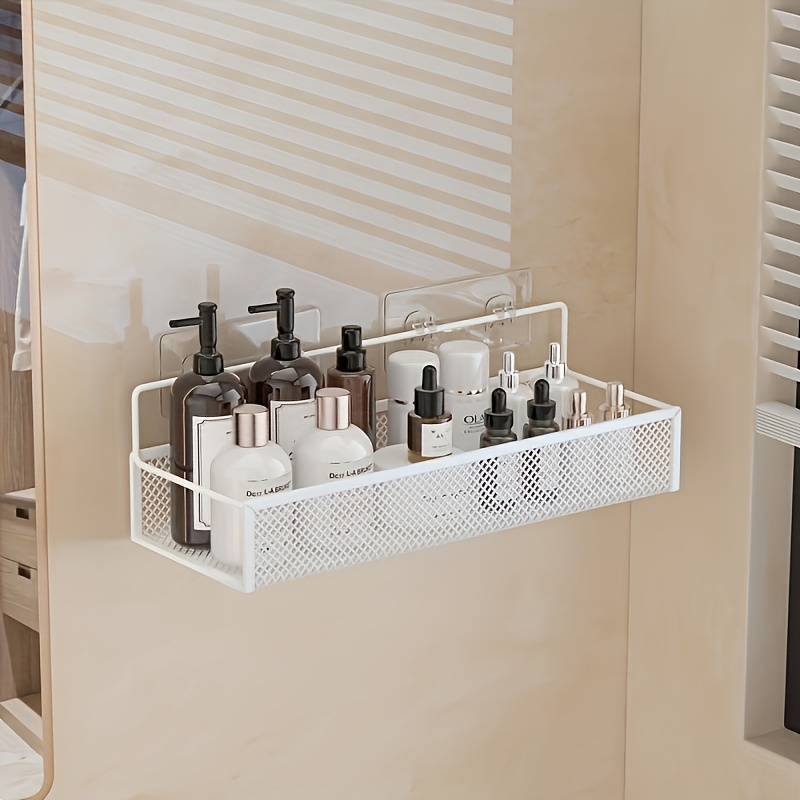 ポータブル吊り下げ式壁掛け収納ラック 穴あけ不要 浴室棚 ニ - Commercial Kitchen Shelving のレビューと価格