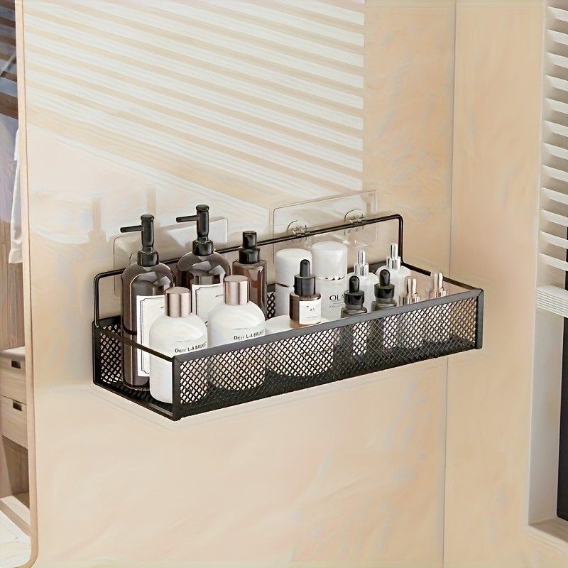ポータブル吊り下げ式壁掛け収納ラック 穴あけ不要 浴室棚 ニ - Commercial Kitchen Shelving のレビューと価格