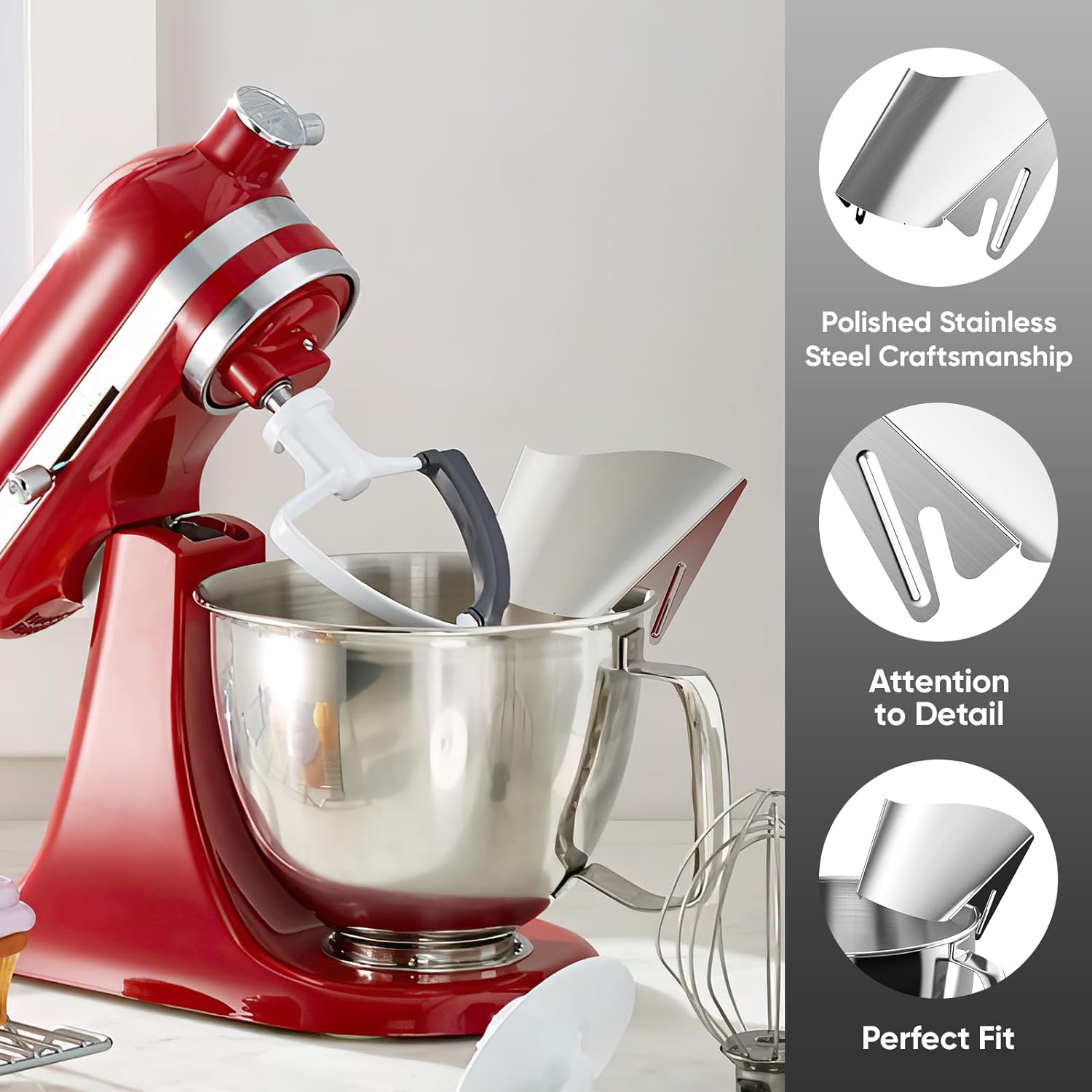キッチンエイドスタンドミキサーステンレススチールボウル用ポア - Commercial Kitchen Aid Mixer のレビューと価格
