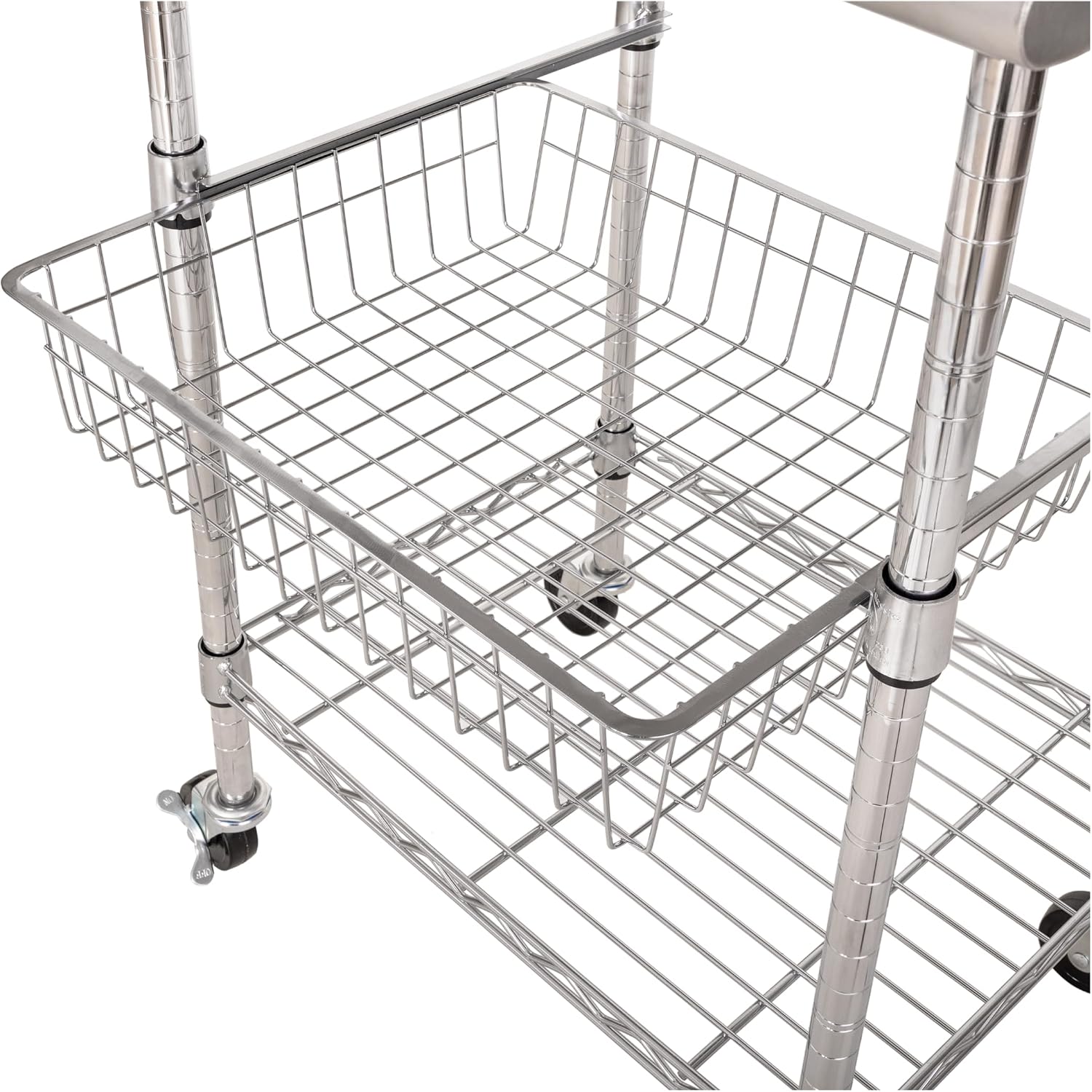 ステンレス製業務用食品調理台カート、頑丈なキッチンアイランド - Commercial Kitchen Island On Wheels のレビューと価格