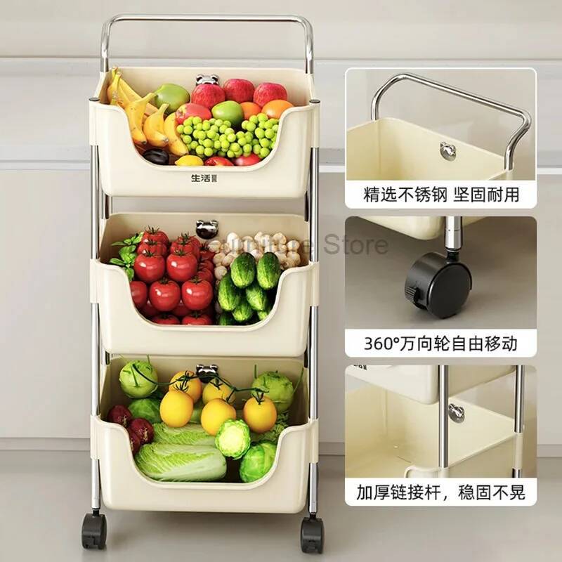 ホイール付きキッチンラックトロリー、床から天井までの多層式寮 - Commercial Kitchen Ceiling のレビューと価格