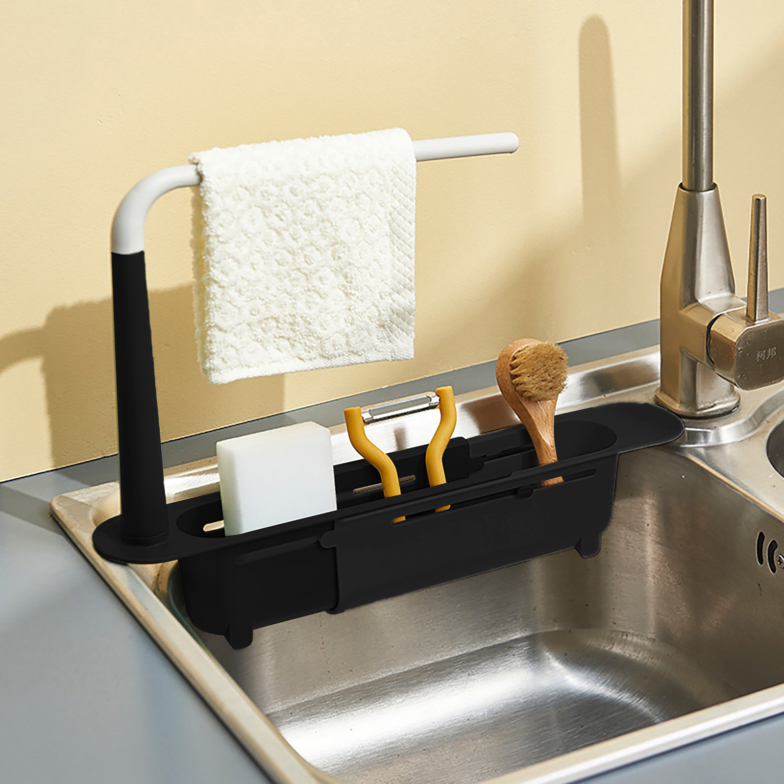 Elescopicシンクの水切り、キッチンオーガナイザー、石 - Commercial Kitchen Shelving のレビューと価格