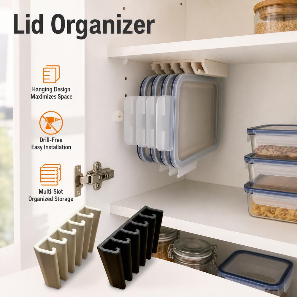 キッチン食品容器蓋ホルダー キャビネット省スペースオーガナイ - Commercial Kitchen Shelving のレビューと価格