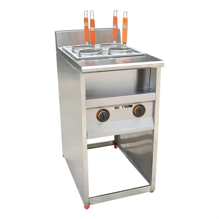 業務用ガス4槽式麺ボイラーマシン ステンレス製厨房機器 麺パ - Commercial Kitchen Boiler のレビューと価格