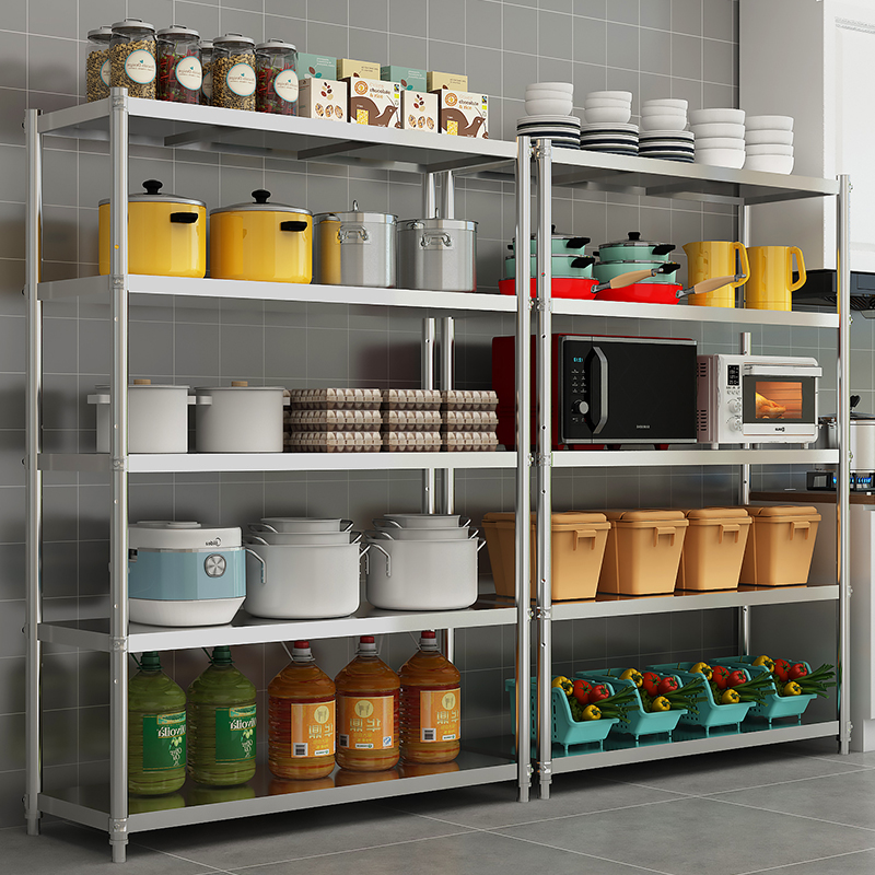 厚みのあるステンレス製の床から天井までのキッチン収納ラック、 - Commercial Kitchen Ceiling のレビューと価格