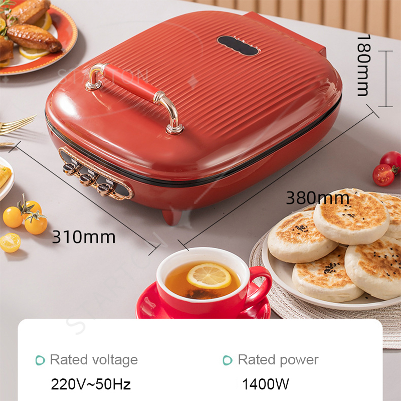 クレープメーカー両面加熱スキレットパンケーキポットピザステー - Crepe Maker Griddle のレビューと価格