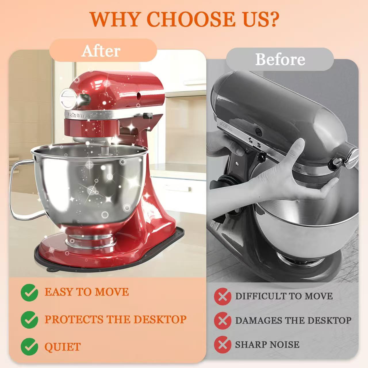 シリコン製スライディングマット キッチンエイドスタンドミキサ - Commercial Kitchen Aid Mixer のレビューと価格