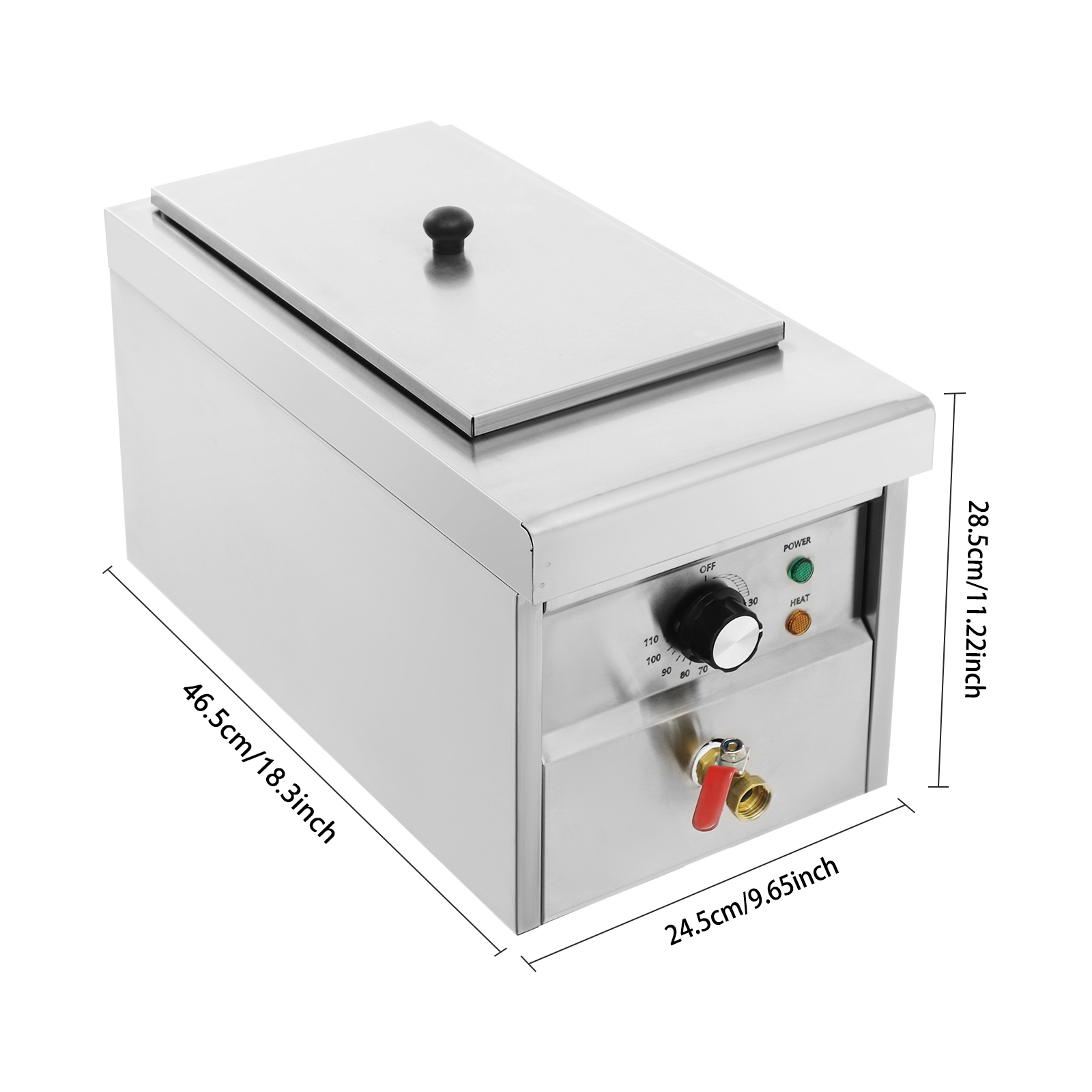2槽式電気麺パスタボイラー 2.38ガロン 業務用フードウォ - Commercial Kitchen Boiler のレビューと価格