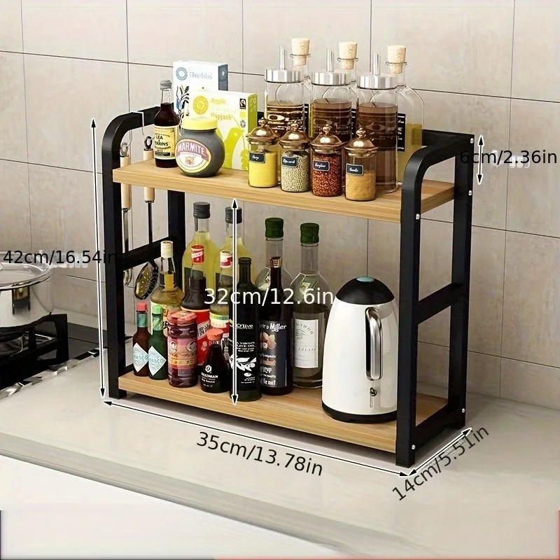 1個入り、2段式の金属製カウンターシェルフ。省スペースで、コ - Commercial Kitchen Shelving のレビューと価格