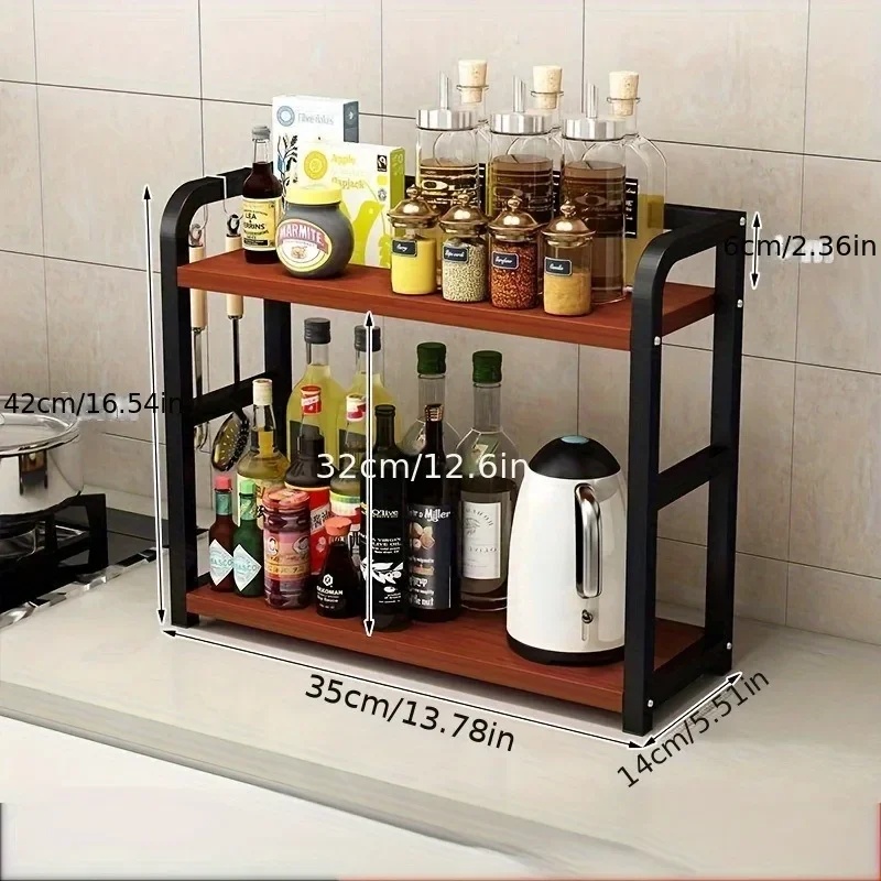 1個入り、2段式の金属製カウンターシェルフ。省スペースで、コ - Commercial Kitchen Shelving のレビューと価格