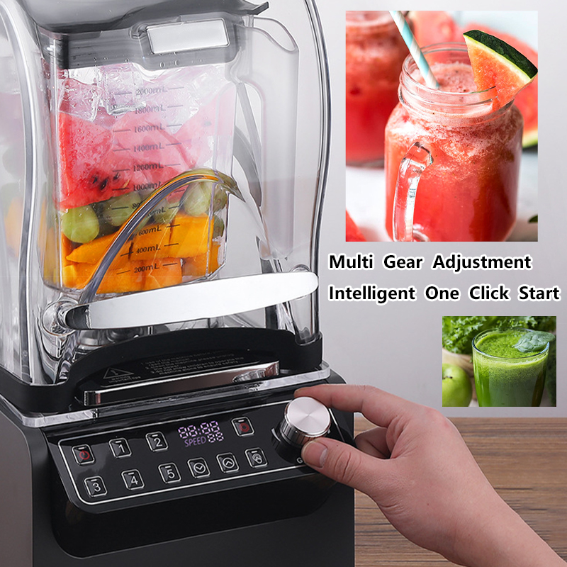 1800W業務用アイスブレンダーマシン、ヘビーデューティース - Commercial Blender Heavy Duty のレビューと価格