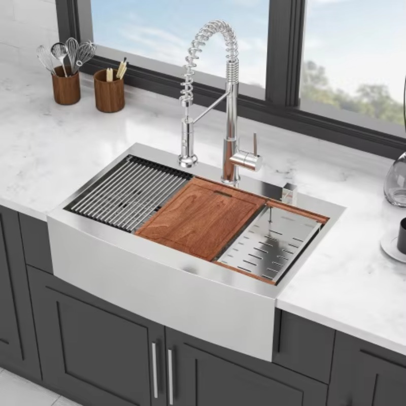 ATVヘビーデューティー業務用36x22インチファームハウス - Commercial Kitchen Sink のレビューと価格