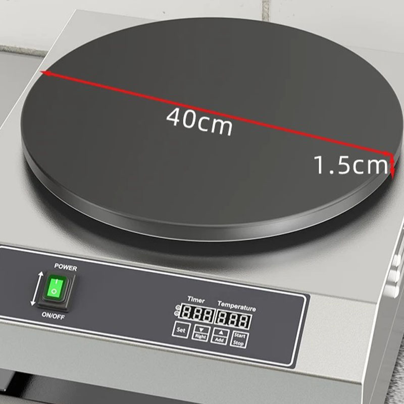 業務用電気式パンケーキメーカー、卓上型、屋台用、多種類の穀物 - Crepe Maker Griddle のレビューと価格