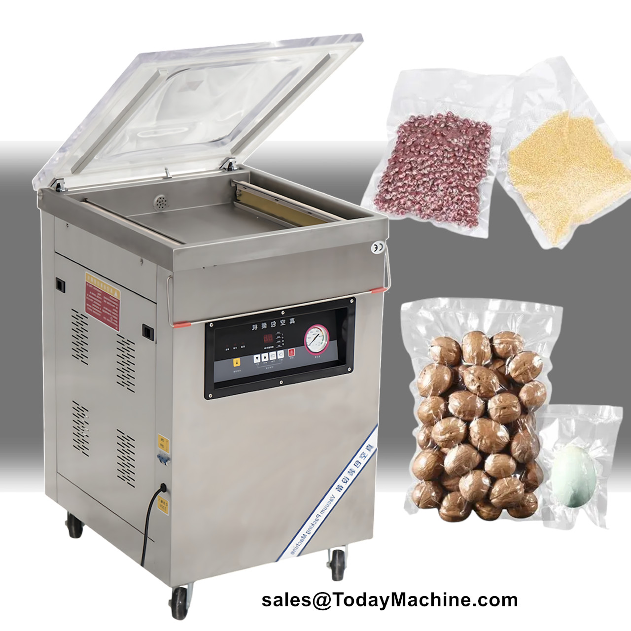 単室プラスチックバッグ用肉・米・乾物・湿物真空シーラー - Vacuum Sealer のレビューと価格