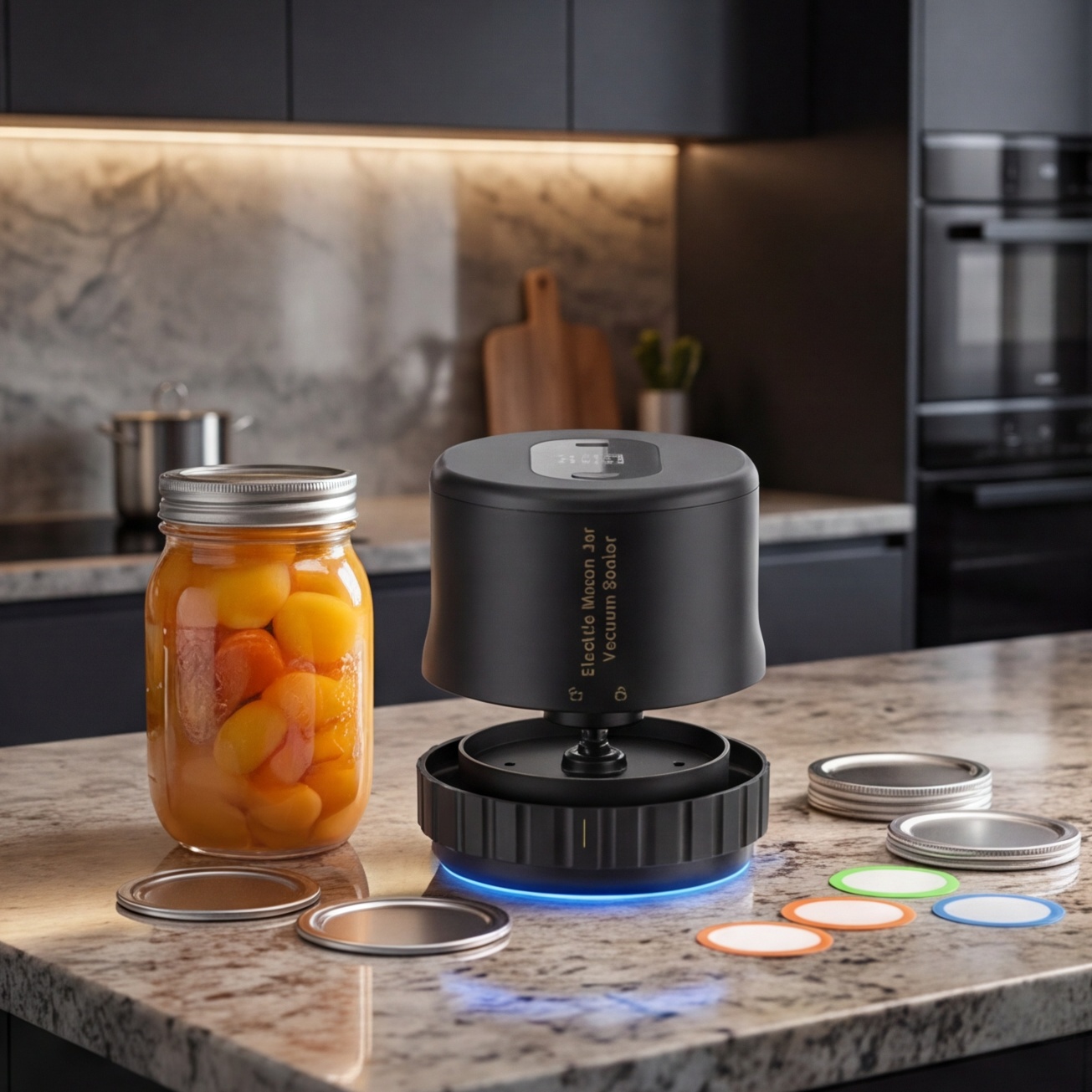 広口レギュラージャー用真空シーラー、電動缶詰機、パントリー、 - Vacuum Sealer のレビューと価格