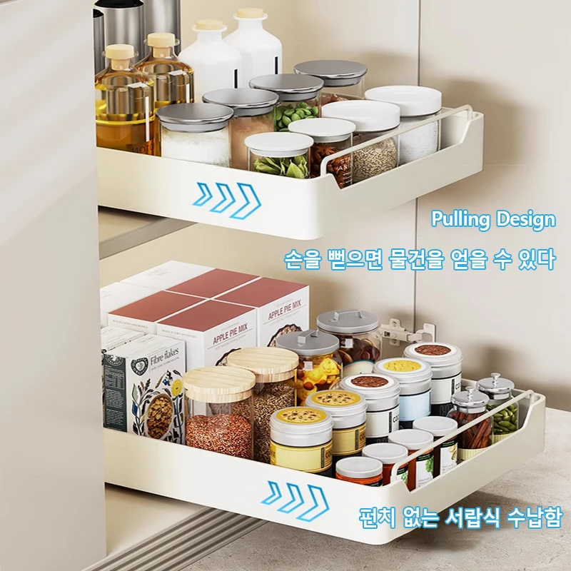 新しいキッチン収納ラック スライドレール付き 引き出し式キッ - Commercial Kitchen Shelving のレビューと価格