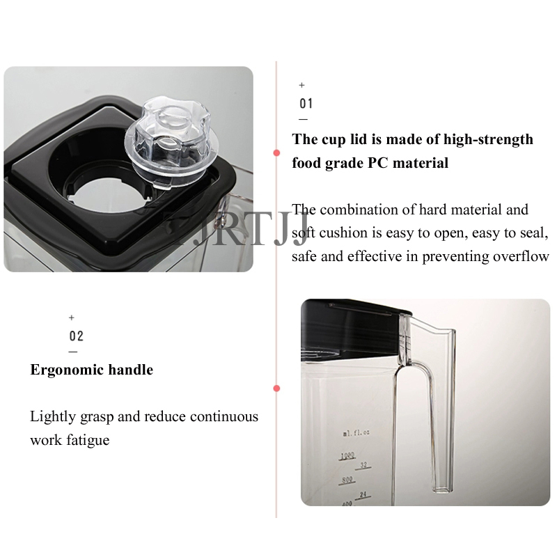 業務用静音アイスブレンダー、防音カバー付き、カフェ、ミルクテ - Commercial Blender Heavy Duty のレビューと価格