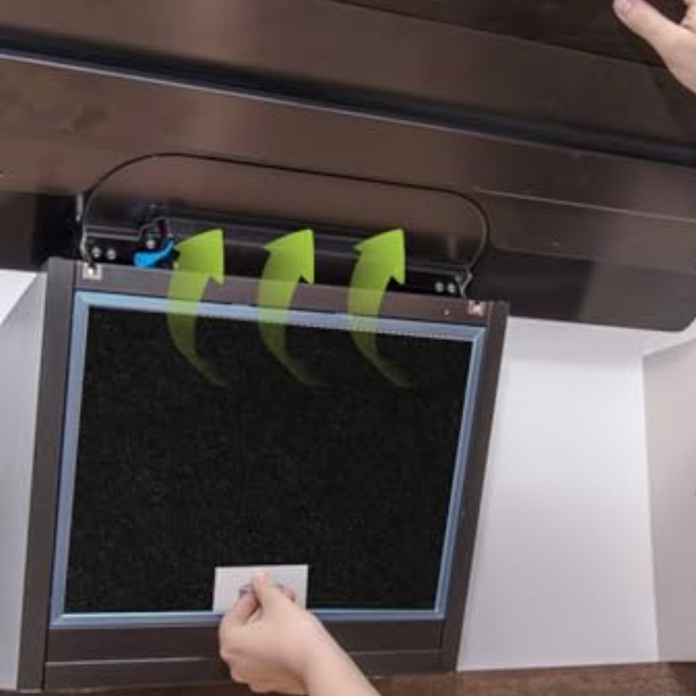 レンジフード用に設計された活性炭フィルター 57x47cm  - Commercial Kitchen Hood Design のレビューと価格
