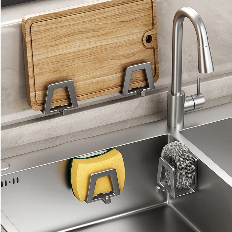 1/2/4/個入り ステンレス製スポンジホルダー 粘着式 シ - Commercial Kitchen Shelving のレビューと価格