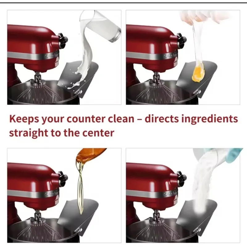 スタンドミキサーボウル用ステンレススチール製ポアシールド – - Commercial Kitchen Aid Mixer のレビューと価格