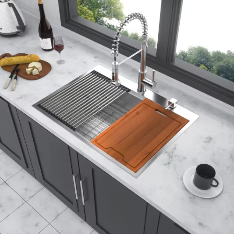 ATV モダン304ステンレス鋼製シングルボウルキッチンシン - Commercial Kitchen Sink のレビューと価格
